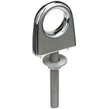 Seachoice Single Shank Bow Eye for Tow Lines or Boat Trailer Winch Hook, 3 in. Shank, 1 in. Eye Diameter