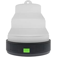 Kodiak Kompress Rechargeable Pop-Up Lantern, Compact Collapsible LED Camping Lantern with USB Charging, Portable Light for Hiking, Emergency, Power Outages, and Outdoor Use
