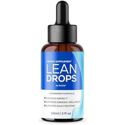 Lean Drops - Lean Drops Liquid Advanced Formula Reviews, LeanDrops Daily Support Premium Formula Maximum Strength All Natural Ingredients Health and General Wellness, 1 Bottle for 1 Month
