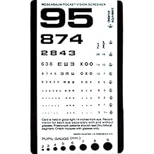 Graham-Field Pocket Size Plastic Eye Chart, 6 3/8" x 3 12", 1 Count (Pack of 1)