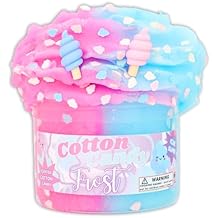 Cotton Candy Frost (8oz) - ICEE Textured Slime - Handmade in USA - Dope Slimes