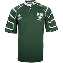 Ireland Breathable Shamrock Crest Short Sleeve Rugby Shirt