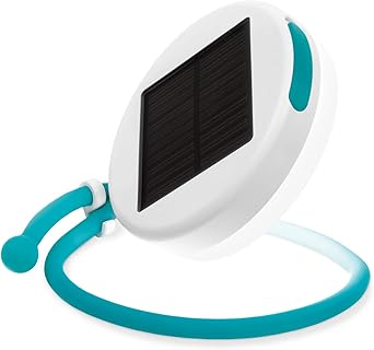 BioLite Solar FlexLight - Hands-Free, 40 Lumen Adjustable Rechargeable LED Work Light with 14" Flexible Silicone Arm, Dual Solar & USB-C Charging
