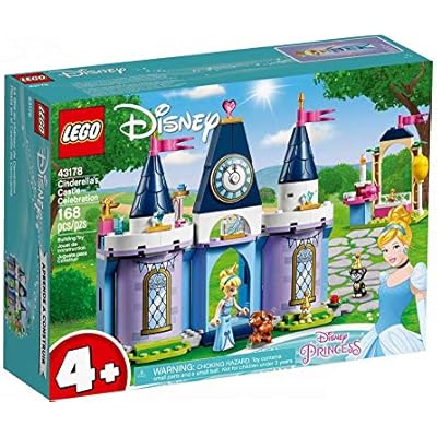 LEGO Disney Cinderellas Castle Celebration 43178 Creative Building Kit, New 2020 168 Pieces