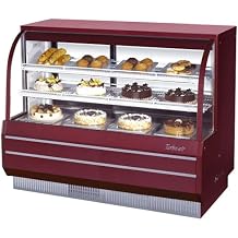 Turbo Tcgb-60-Co Display Case, Curved Glass, Bakery, Dual Dry and Refrigerated,