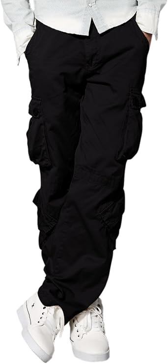 Match Men's Wild Cargo Pants(Classic Black,44)