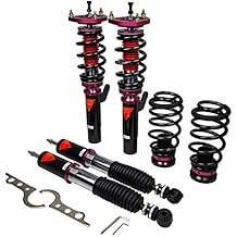 Godspeed MMX3430-C MAXX Coilovers Suspsension Lowering Kit, 40 Levels Damping, Full Adjustable, compatible with VW Golf R (MK7) 2015-19