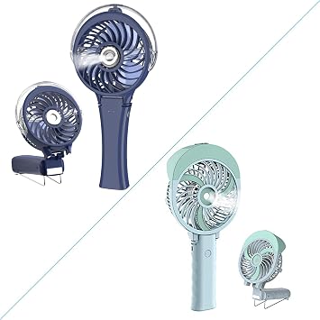 Handheld Misting Fan+ Portable Misting Fan with 55ml Tank