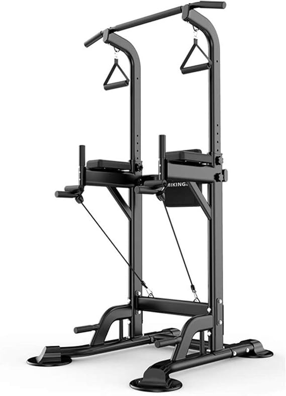 Pull Ups Dip Station Chin Up Bar Multi-Function Power Tower Adjustable Height Home Fitness Workout Station Dip Stands Pull up Bar Push Up