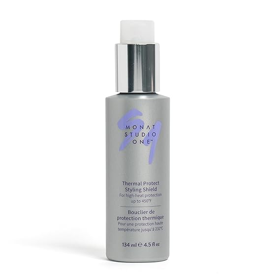 MONAT Studio One Thermal Protect Styling Shield - Heat Protectant for Hair Styling Products. Thermal Protection for Hair From Extreme Heat of Straightening Hair Products - Net Wt. 134 ml / 4.5 fl oz