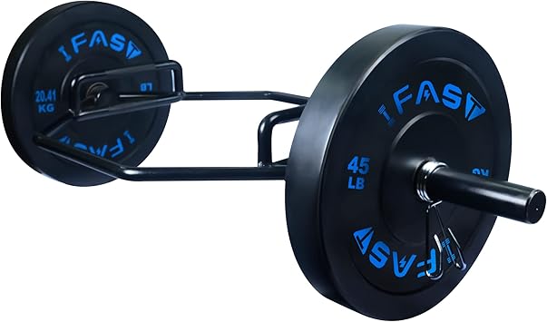 Olympic Hex Bar, Trap Bar With Solid Steel Sleeve Knurled Handles, Large Weight Capacity for Bodybuilding Training Squats, Deadlifts