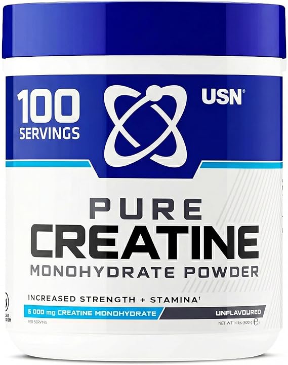 USN Creatine Monohydrate 500 g Size and Strength Powder